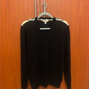 Burberry | Burberry Brit Men’s Black V-Neck Sweater